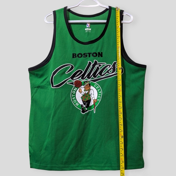 NBA Boston Celtics Team Jersey Sleeveless UNK Shamrock Logo Men's Large UNK - Picture 4 of 5